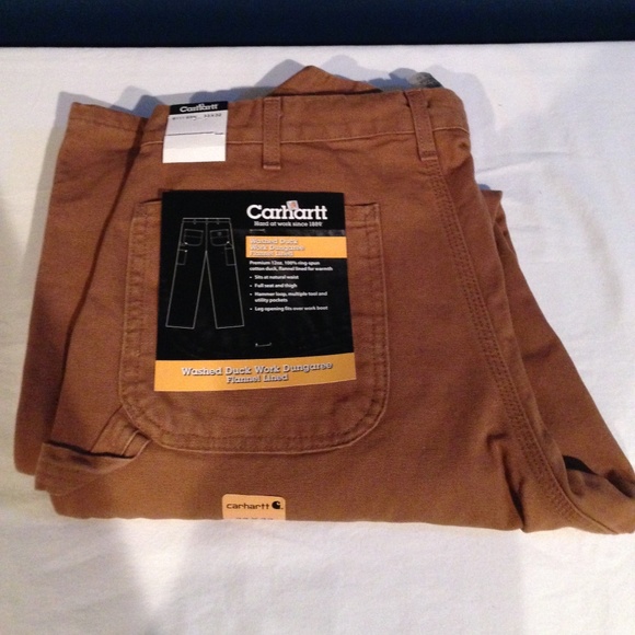 flannel lined dungarees